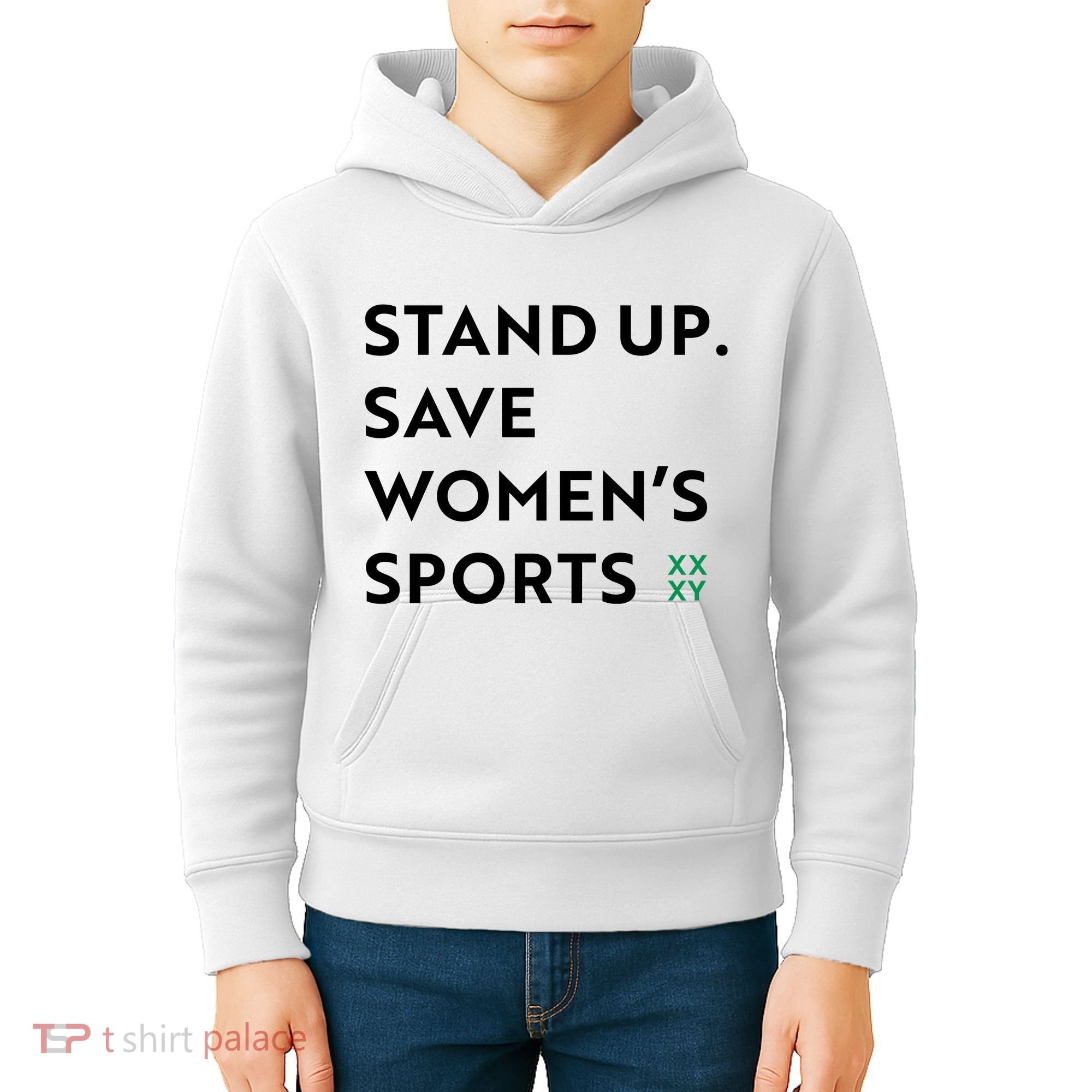 Stand Up Save Women’S Sports Kids Hoodie