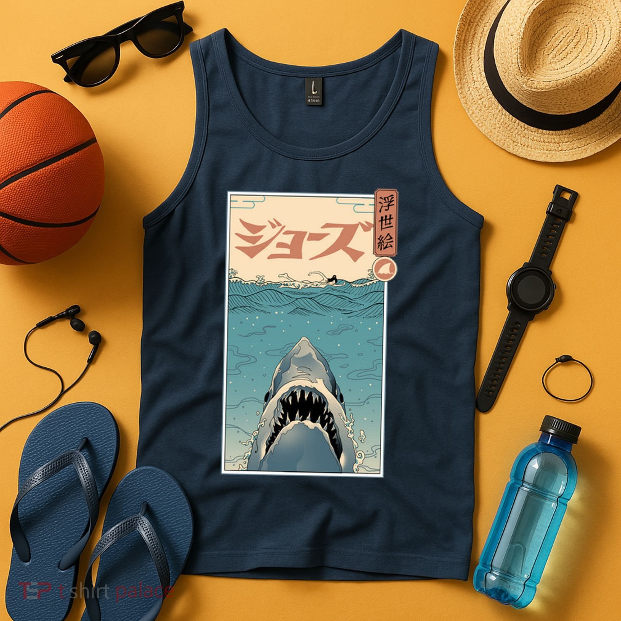 Shark Ukiyo Tank Top