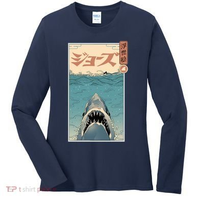 Shark Ukiyo Women's Long Sleeve Shirt