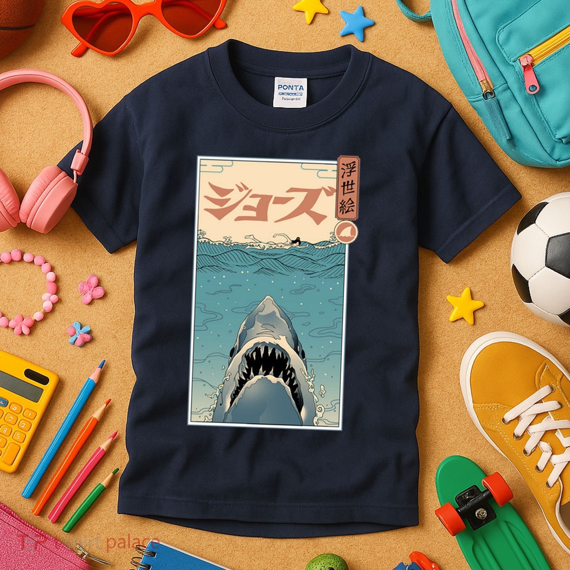 Shark Ukiyo Kids T-Shirt