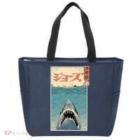 Shark Ukiyo Tote Bag thumb 0