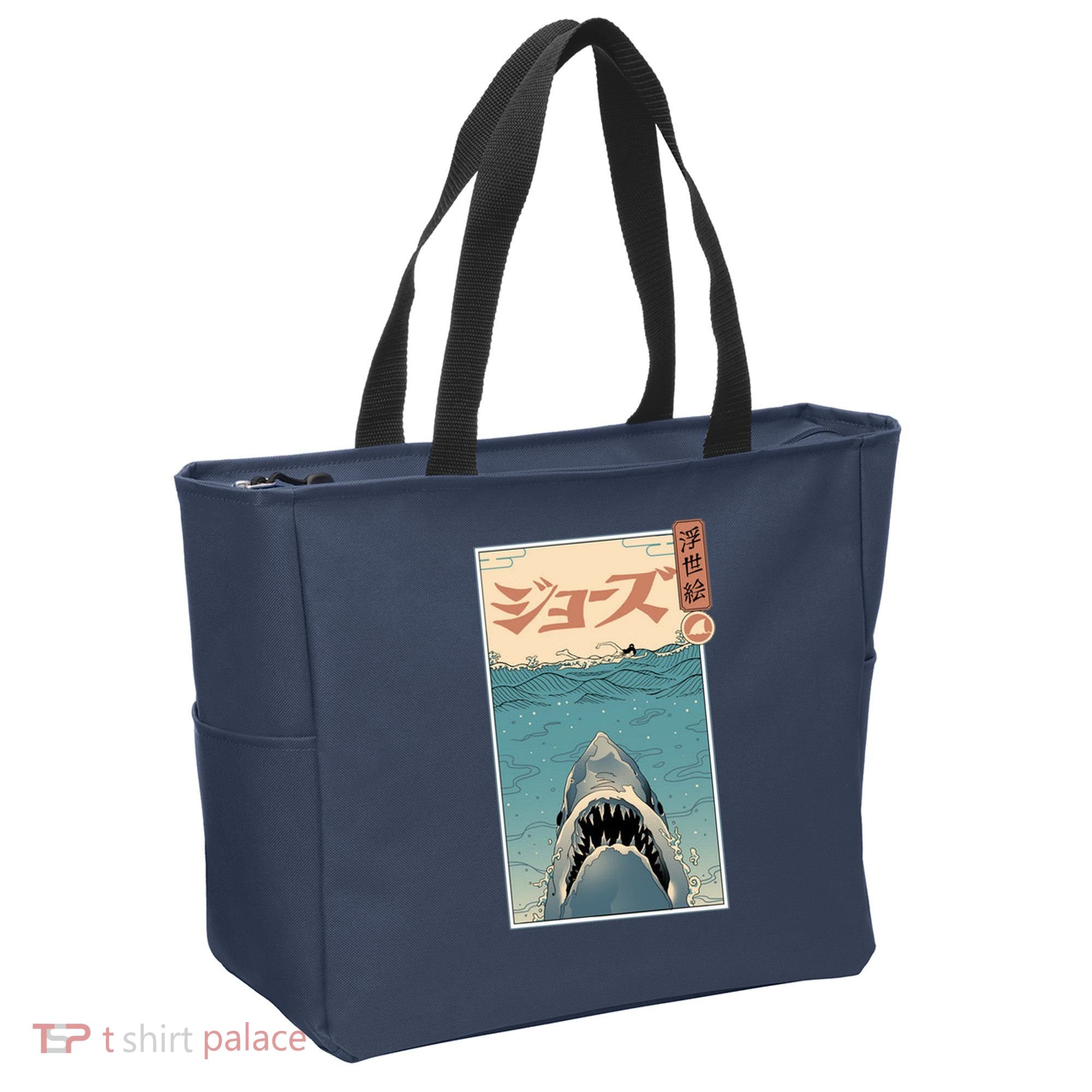 Shark Ukiyo Tote Bag