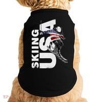 Skiing USA Support The Team USA Flag Ski Doggie Tank thumb 0