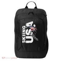 Skiing USA Support The Team USA Flag Ski City Backpack thumb 0