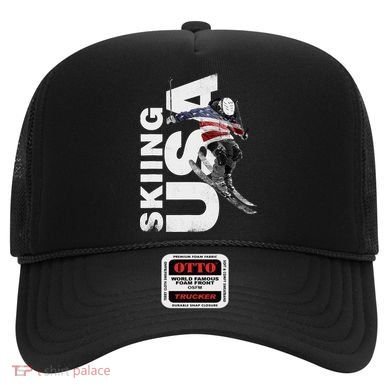 Skiing USA Support The Team USA Flag Ski Hat