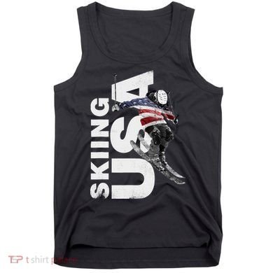 Skiing USA Support The Team USA Flag Ski Tank Top
