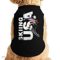 Skiing Usa Support The Team Cool Gift Usa Flag Ski Funny Gift Doggie Tank thumb 0