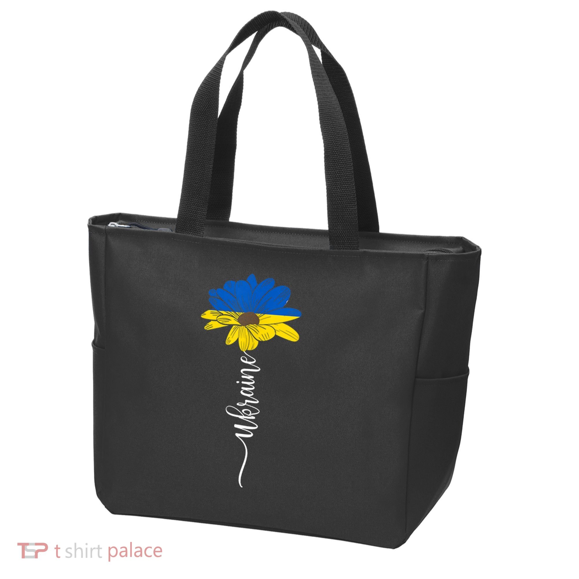 Support Ukraine Sunflower Tote Bag