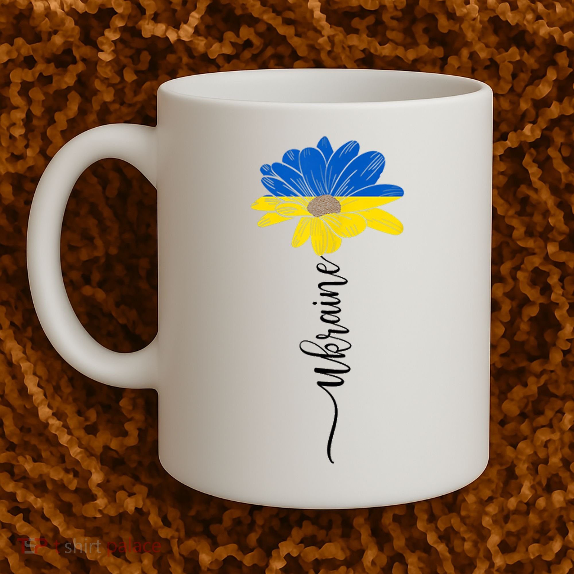 Support Ukraine Sunflower Coffee Mug