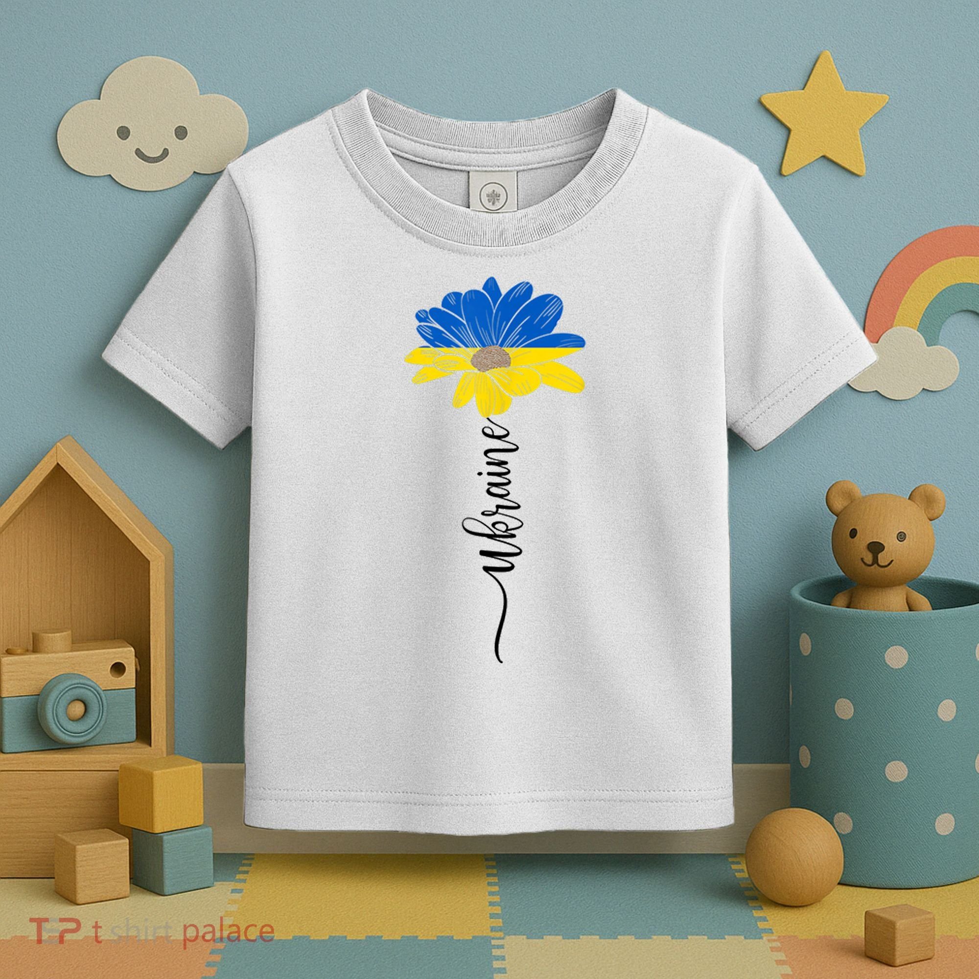 Support Ukraine Sunflower Toddler T-Shirt