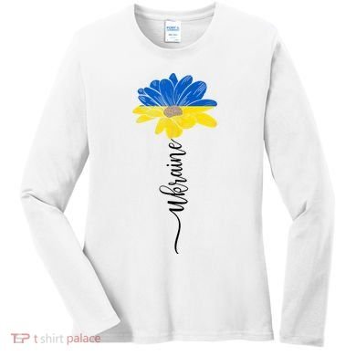 Support Ukraine Sunflower Women's Long Sleeve Shirt