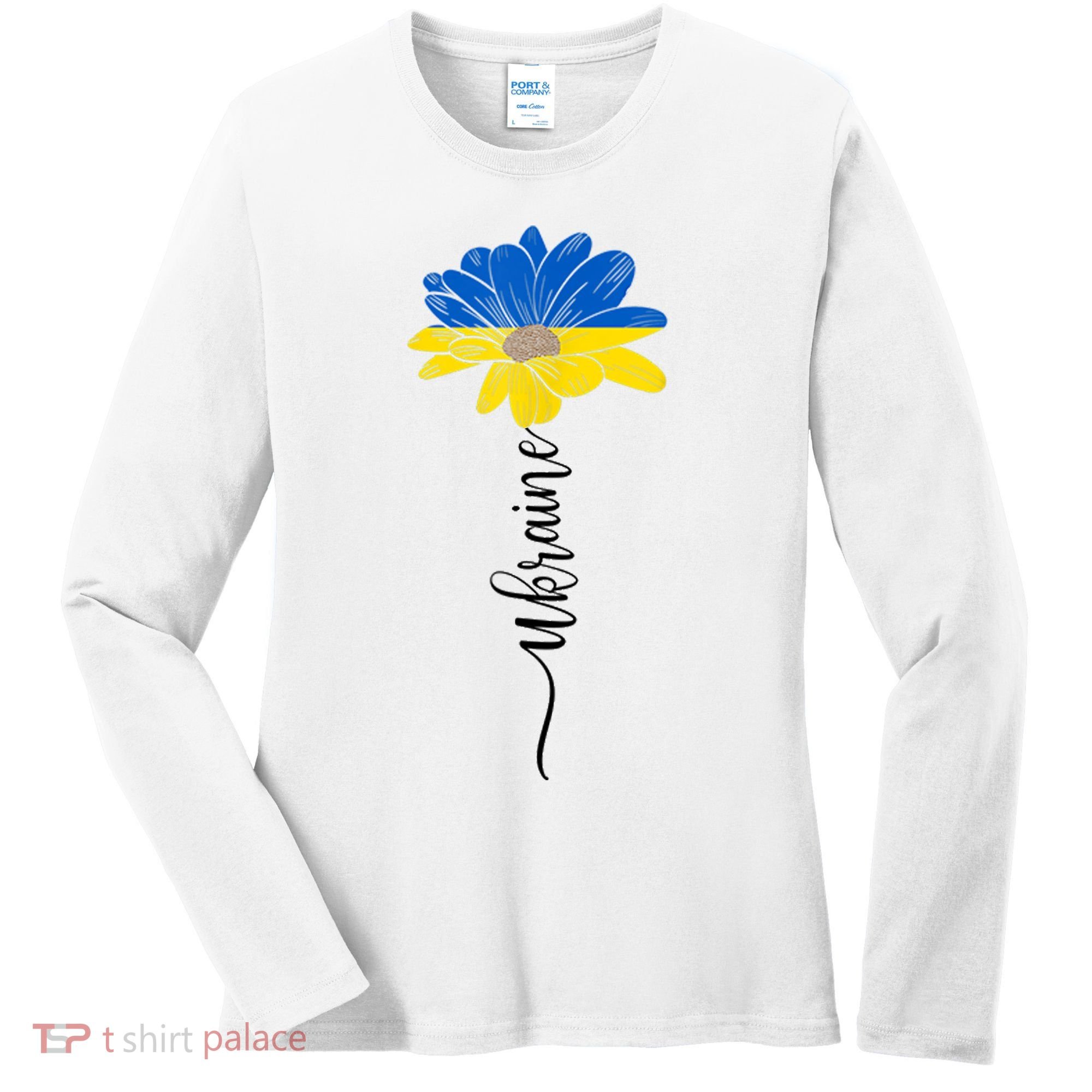 Support Ukraine Sunflower Women's Long Sleeve Shirt