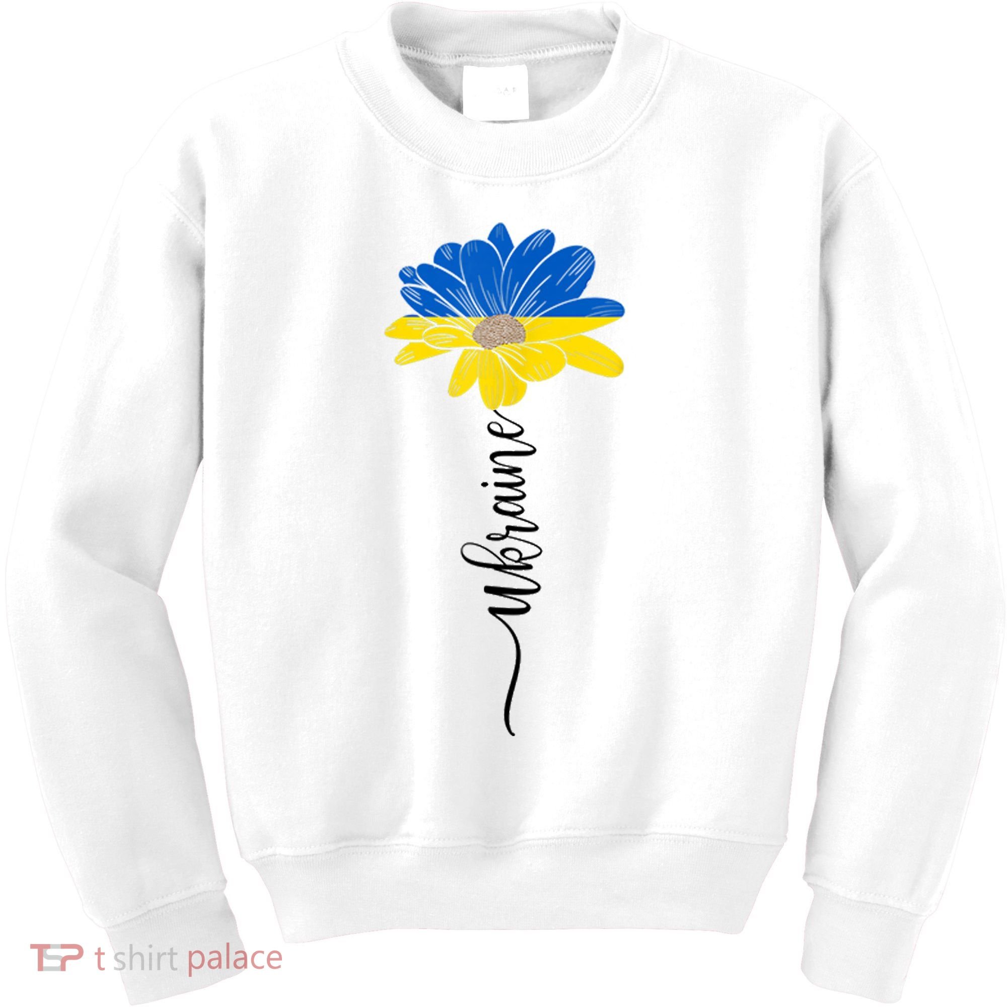 Support Ukraine Sunflower Kids Sweatshirt