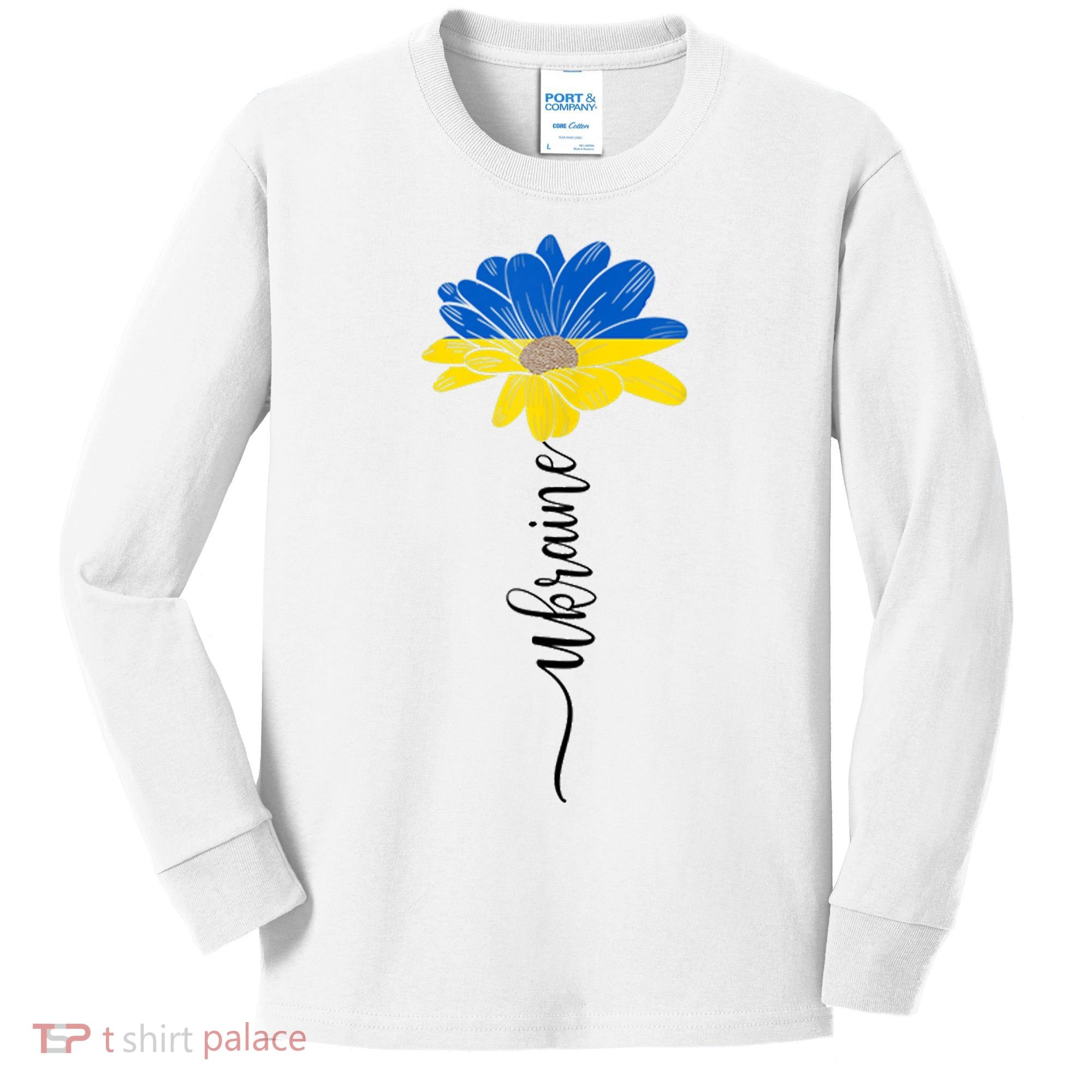Support Ukraine Sunflower Kids Long Sleeve Shirt