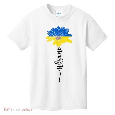 Support Ukraine Sunflower Kids T-Shirt