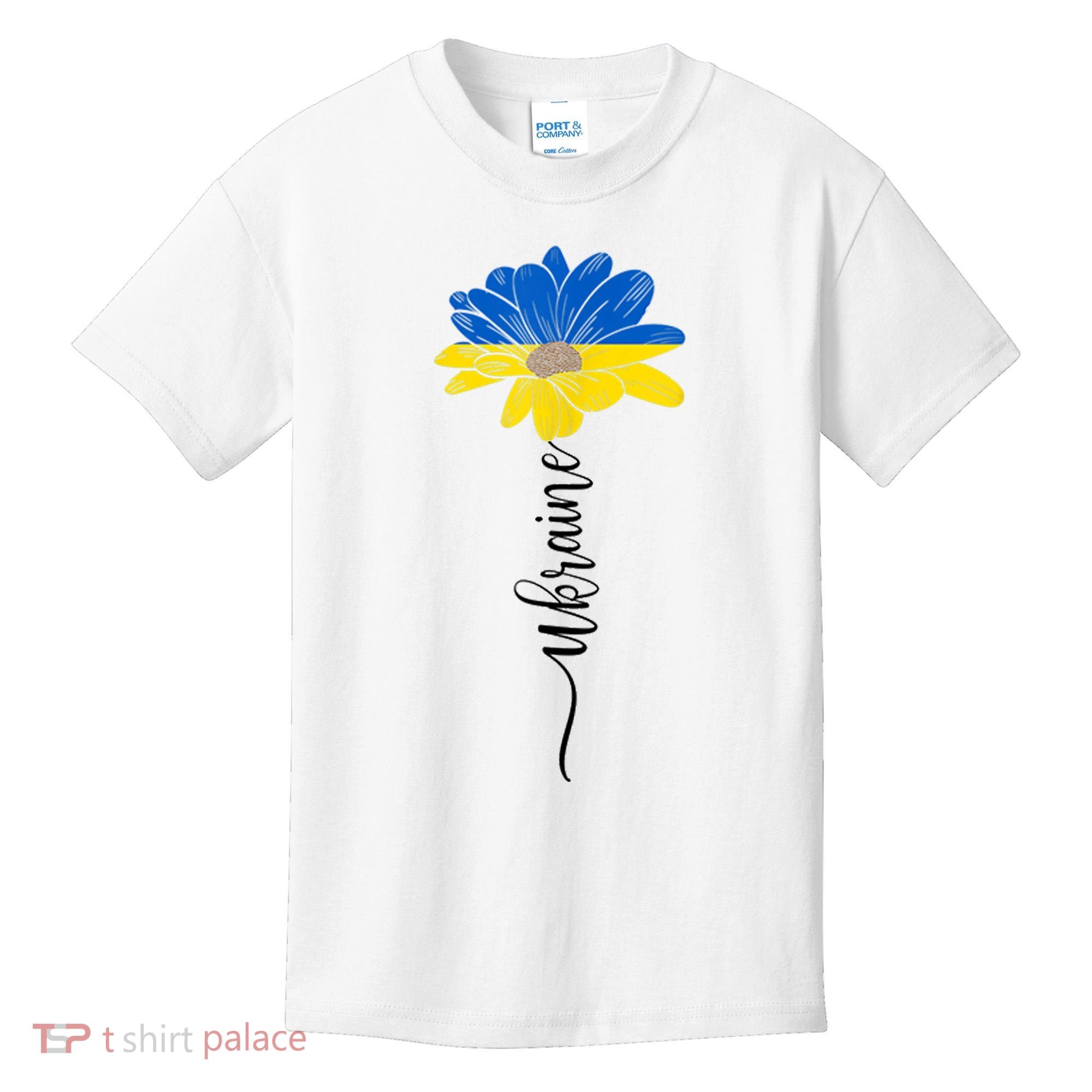Support Ukraine Sunflower Kids T-Shirt