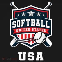 Softball USA Support the Team Shirt USA Flag Backpack thumb 2