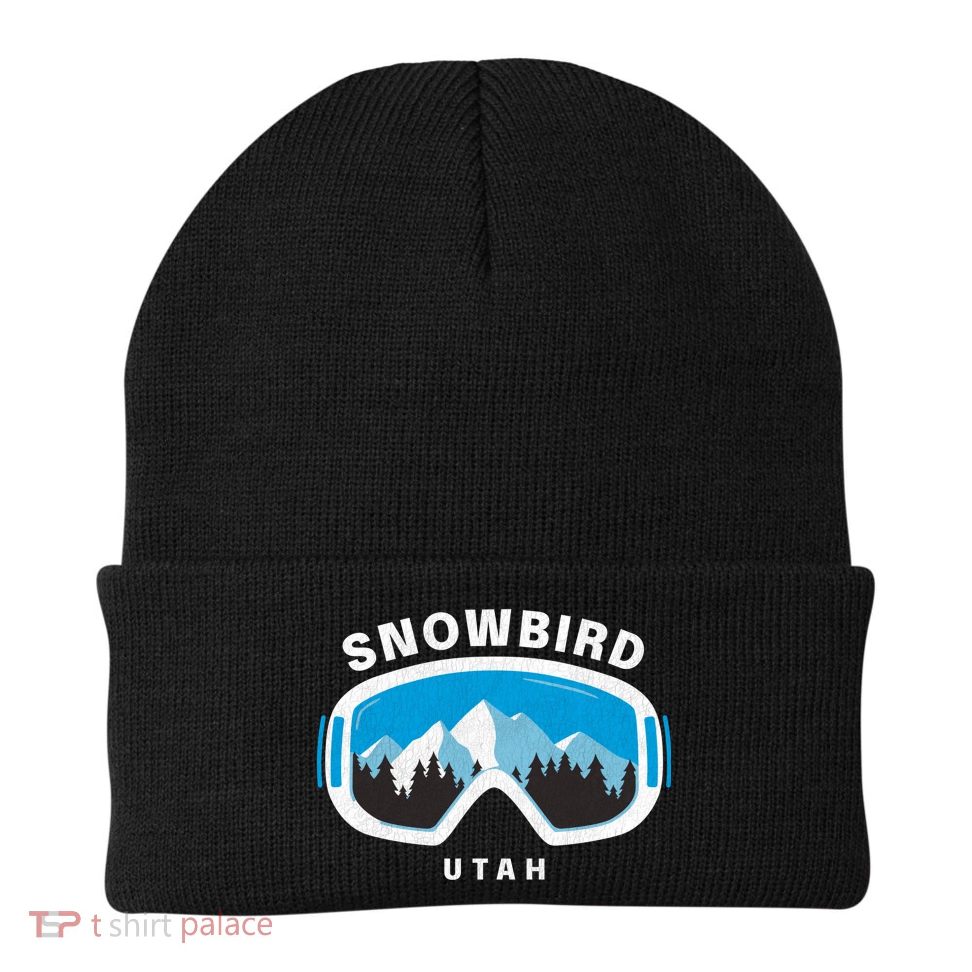 Snowbird Utah Ski Snowboard Goggles Snow Mountain Beanie