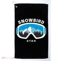 Snowbird Utah Ski Snowboard Goggles Snow Mountain Golf Towel thumb 0