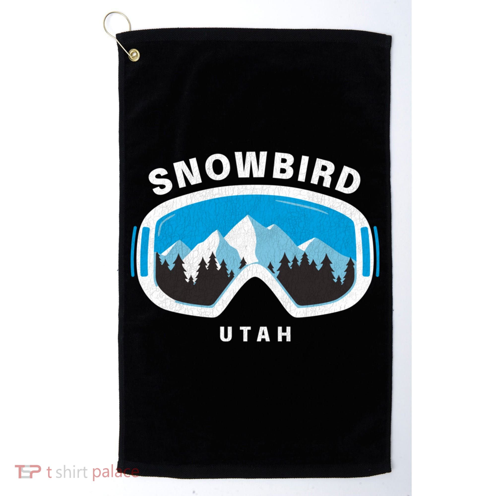 Snowbird Utah Ski Snowboard Goggles Snow Mountain Golf Towel