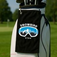 Snowbird Utah Ski Snowboard Goggles Snow Mountain Golf Towel thumb 2