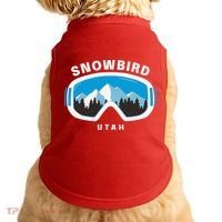 Snowbird Utah Ski Snowboard Goggles Snow Mountain Doggie Tank thumb 0