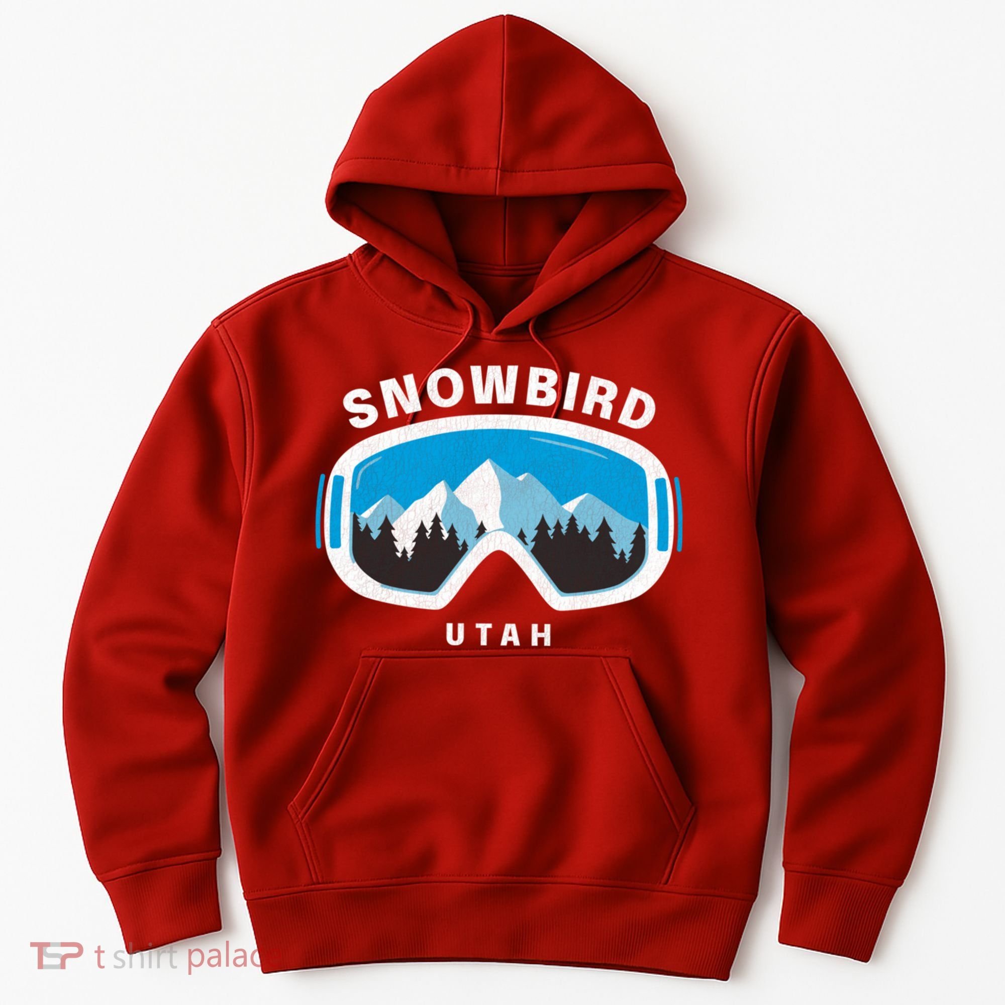 Snowbird Utah Ski Snowboard Goggles Snow Mountain Hoodie