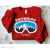 Snowbird Utah Ski Snowboard Goggles Snow Mountain Sweatshirt thumb 2