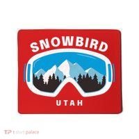 Snowbird Utah Ski Snowboard Goggles Snow Mountain Mousepad thumb 0