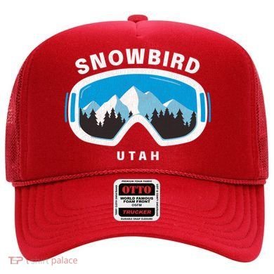 Snowbird Utah Ski Snowboard Goggles Snow Mountain Hat