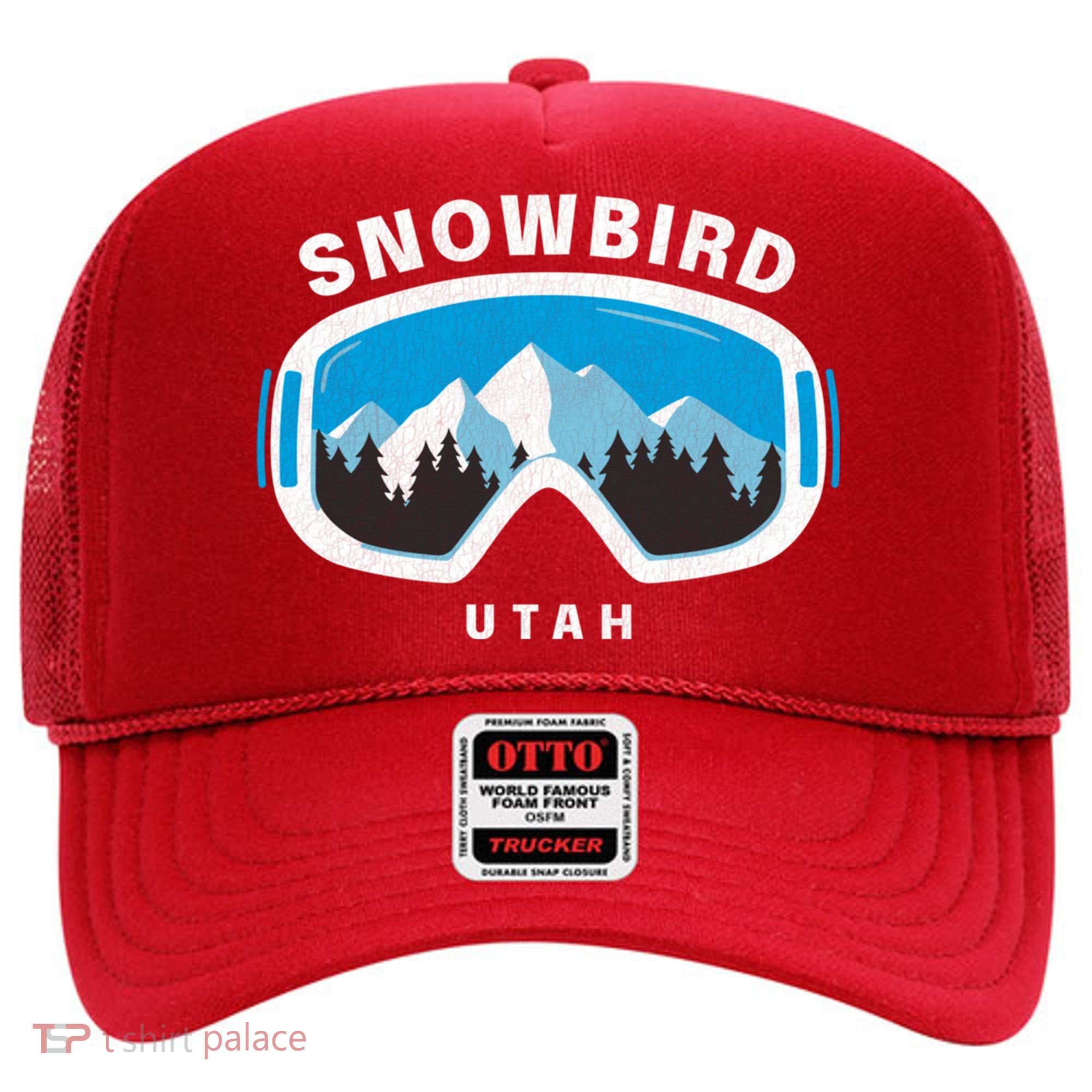 Snowbird Utah Ski Snowboard Goggles Snow Mountain Hat