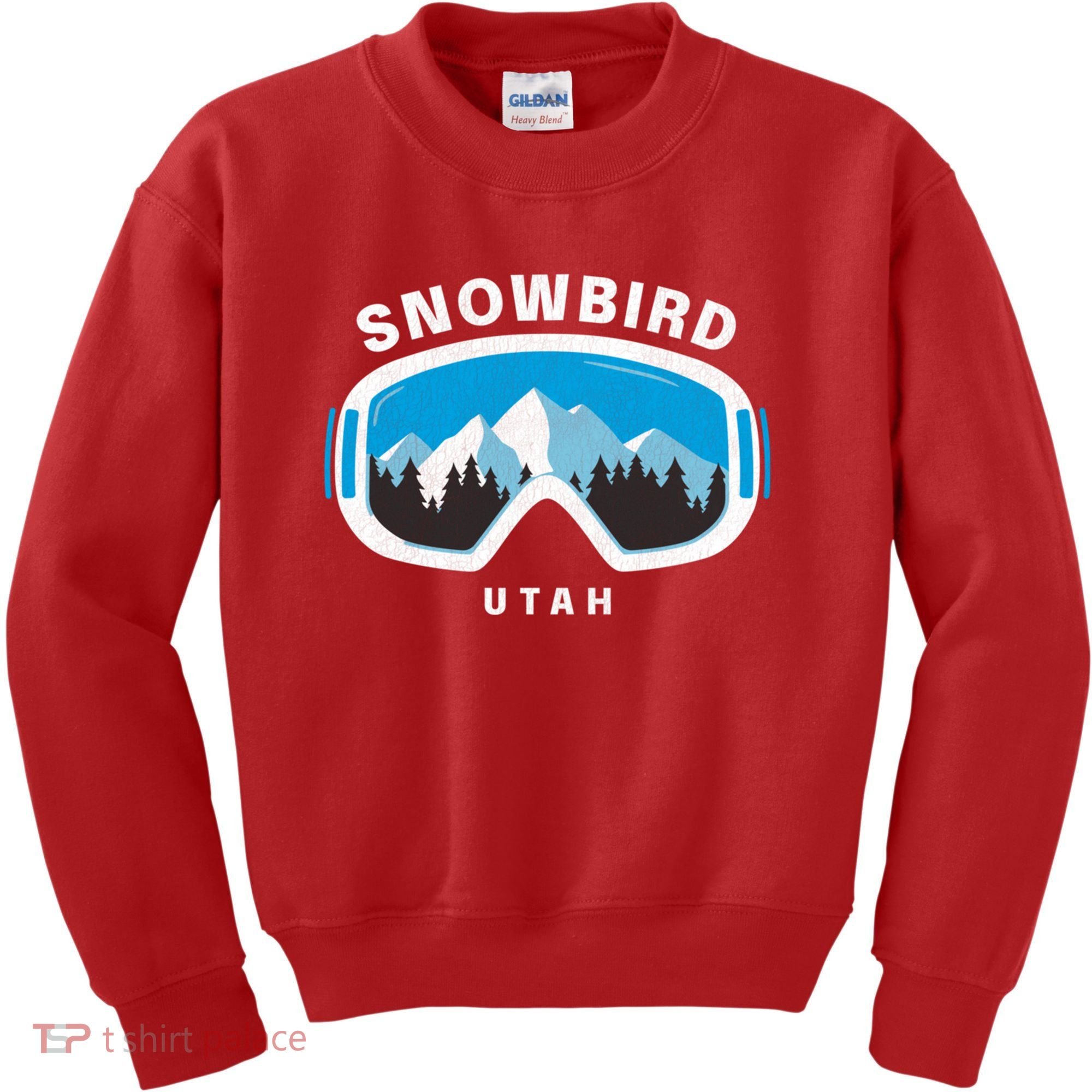 Snowbird Utah Ski Snowboard Goggles Snow Mountain Kids Sweatshirt