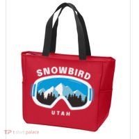 Snowbird Utah Ski Snowboard Goggles Snow Mountain Tote Bag thumb 3