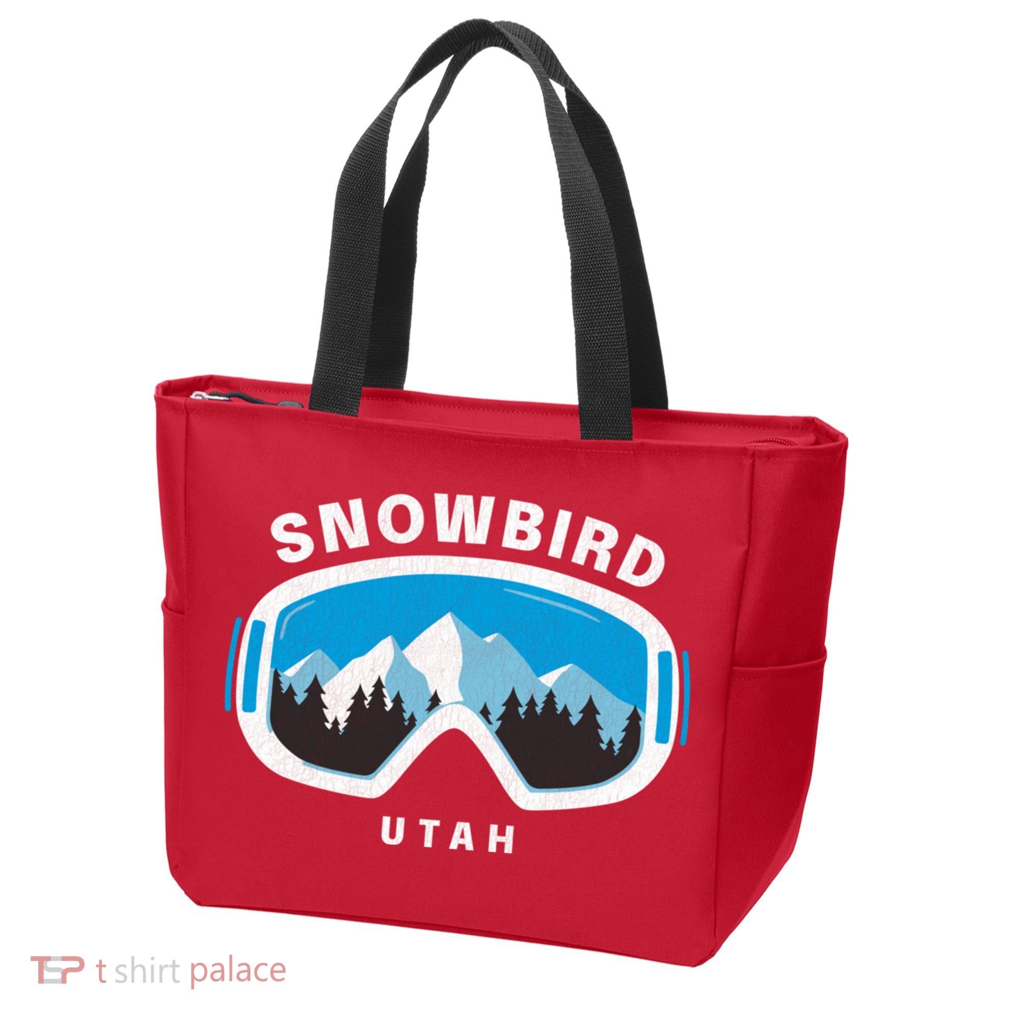 Snowbird Utah Ski Snowboard Goggles Snow Mountain Tote Bag