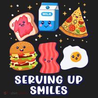 Serving Up Smiles Lunch Lady Women's Sweatshirt thumb 2