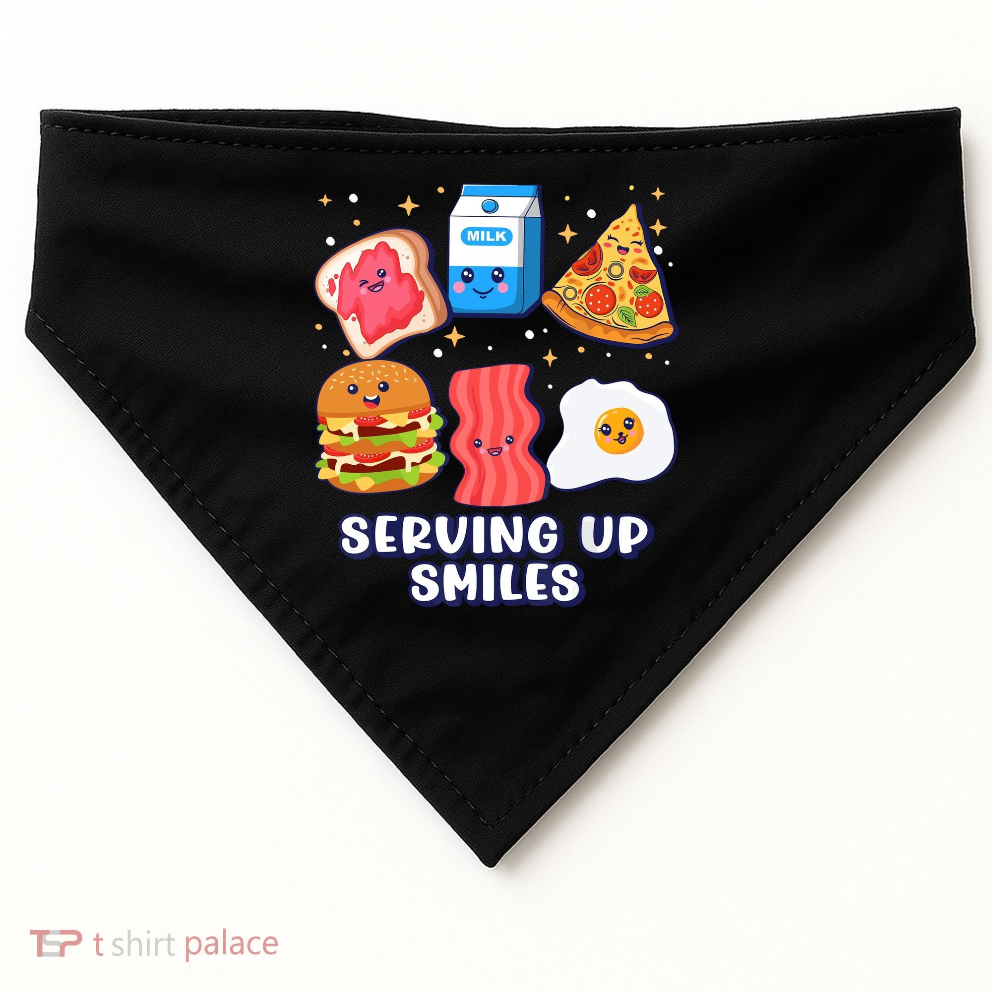Serving Up Smiles Lunch Lady USA-Made Doggie Bandana