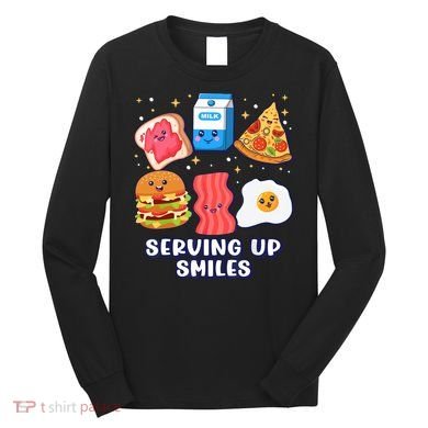 Serving Up Smiles Lunch Lady Long Sleeve Shirt