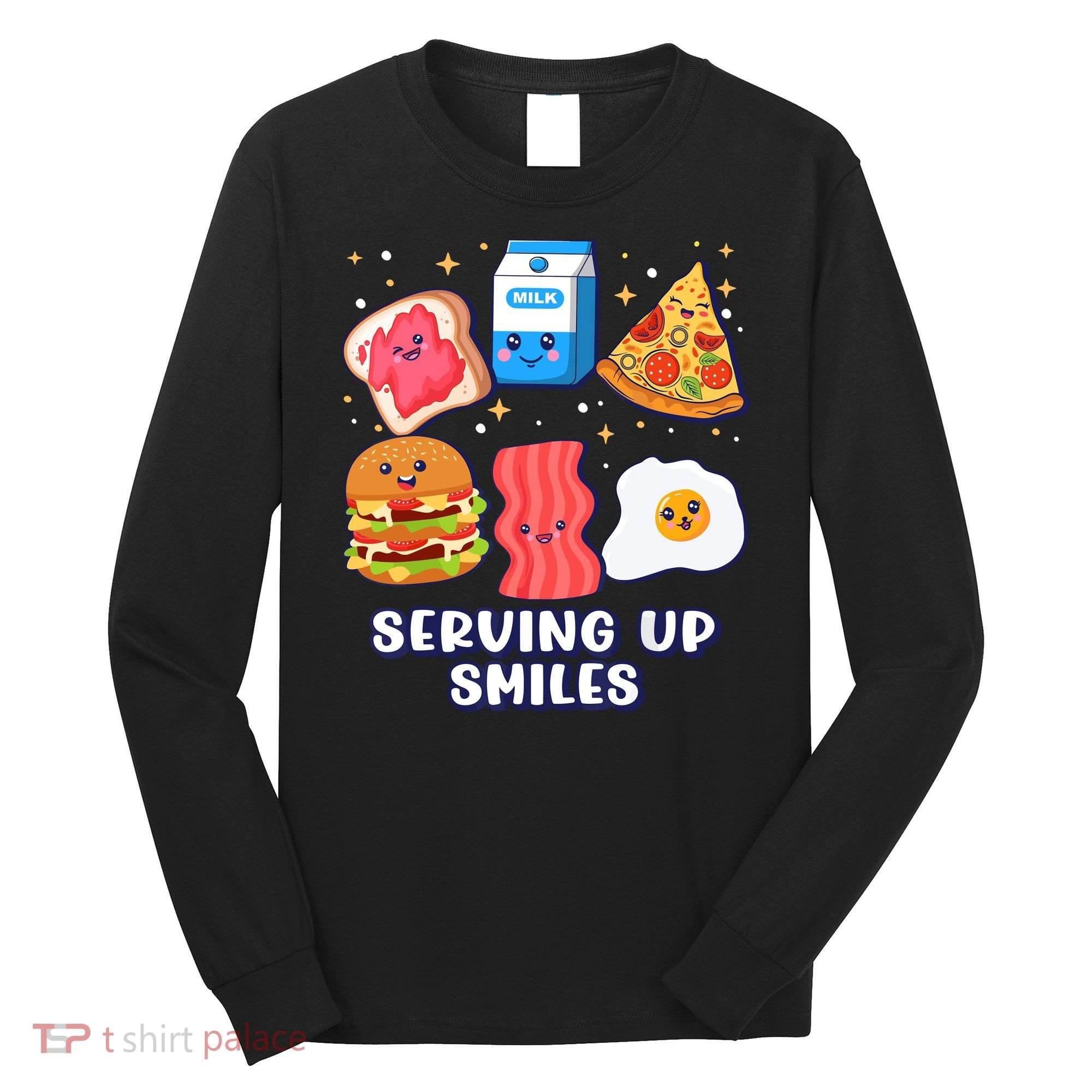 Serving Up Smiles Lunch Lady Long Sleeve Shirt