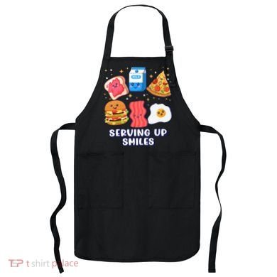 Serving Up Smiles Lunch Lady Apron