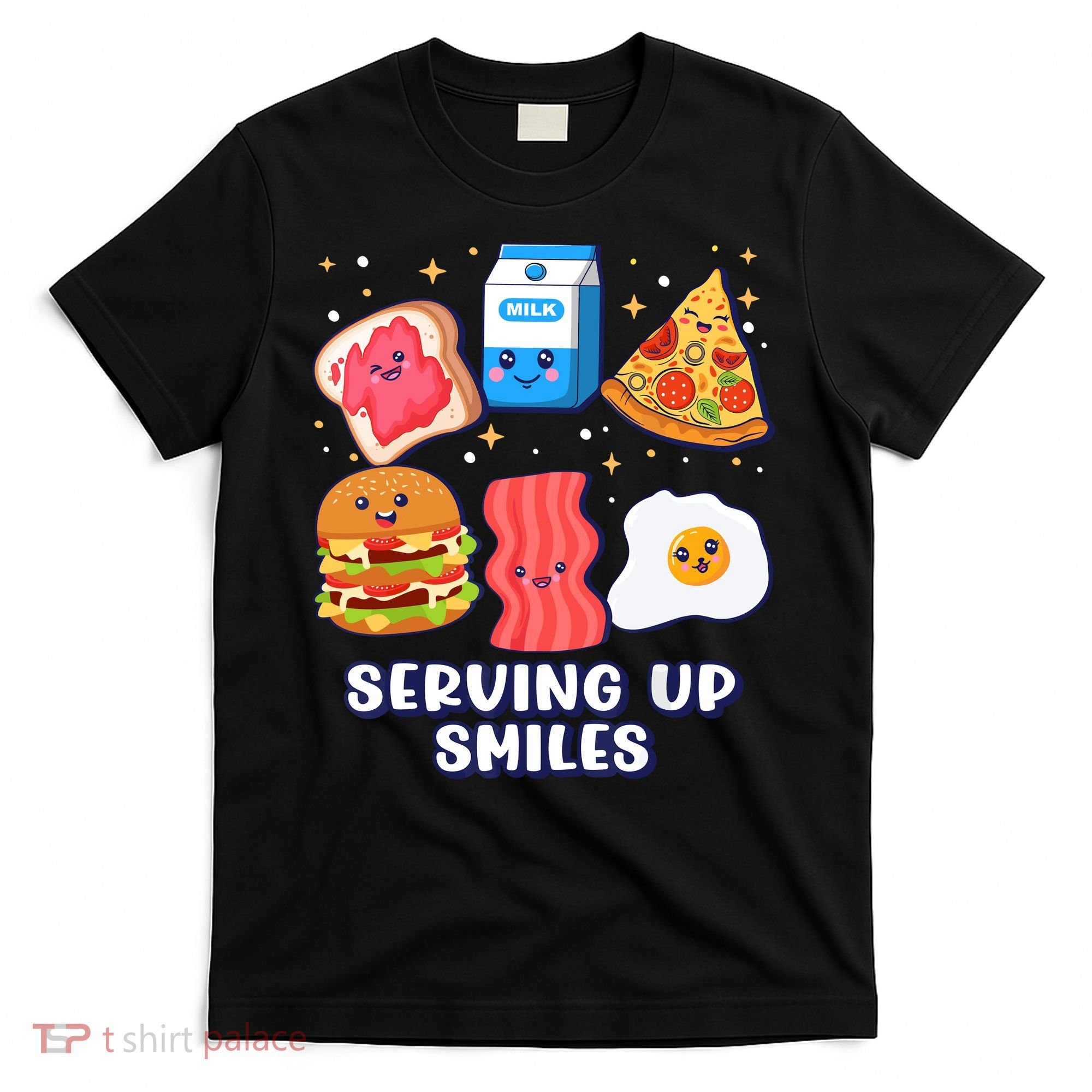 Serving Up Smiles Lunch Lady T-Shirt