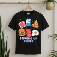 Serving Up Smiles Lunch Lady T-Shirt thumb 2