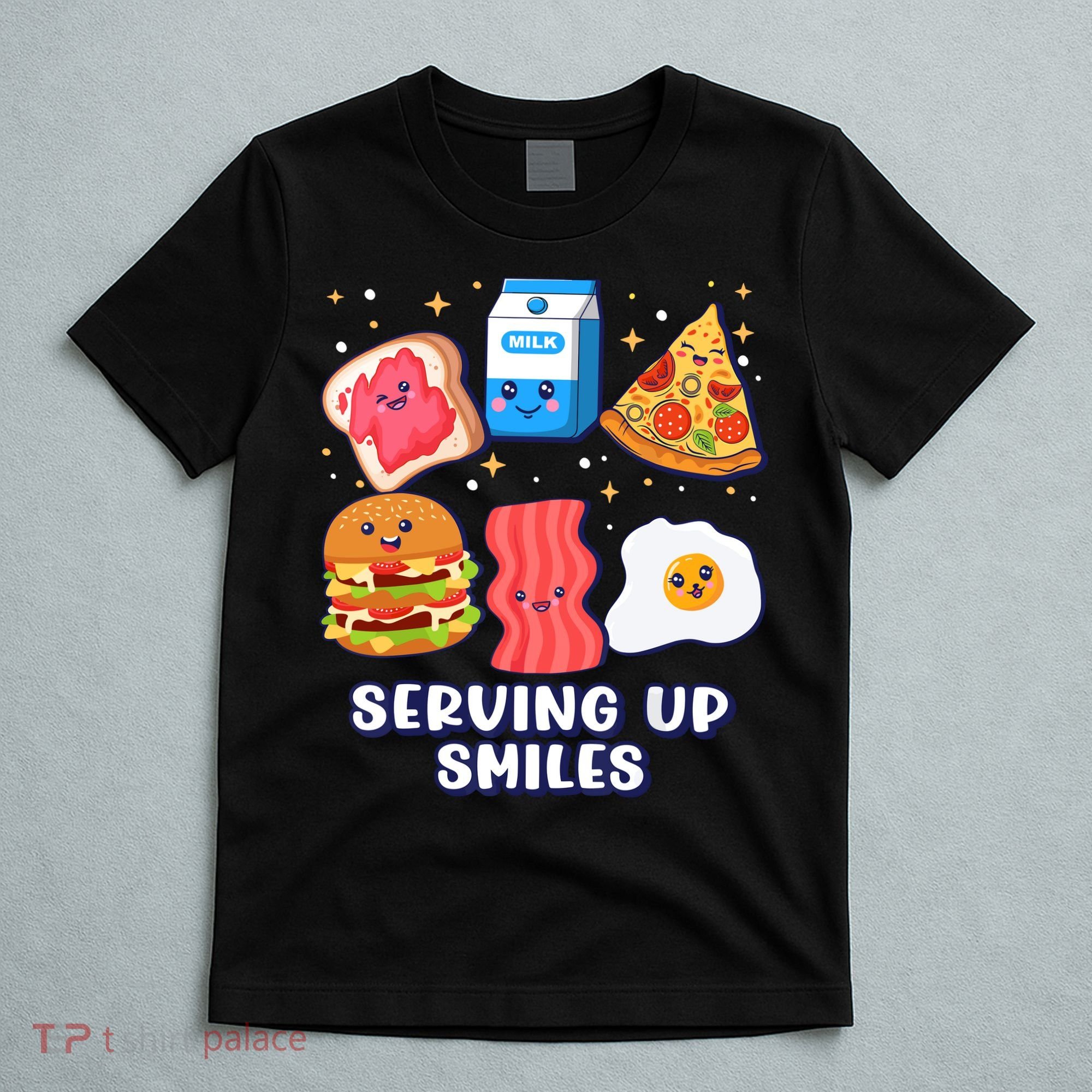 Serving Up Smiles Lunch Lady T-Shirt
