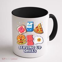 Serving Up Smiles Lunch Lady Coffee Mug thumb 1