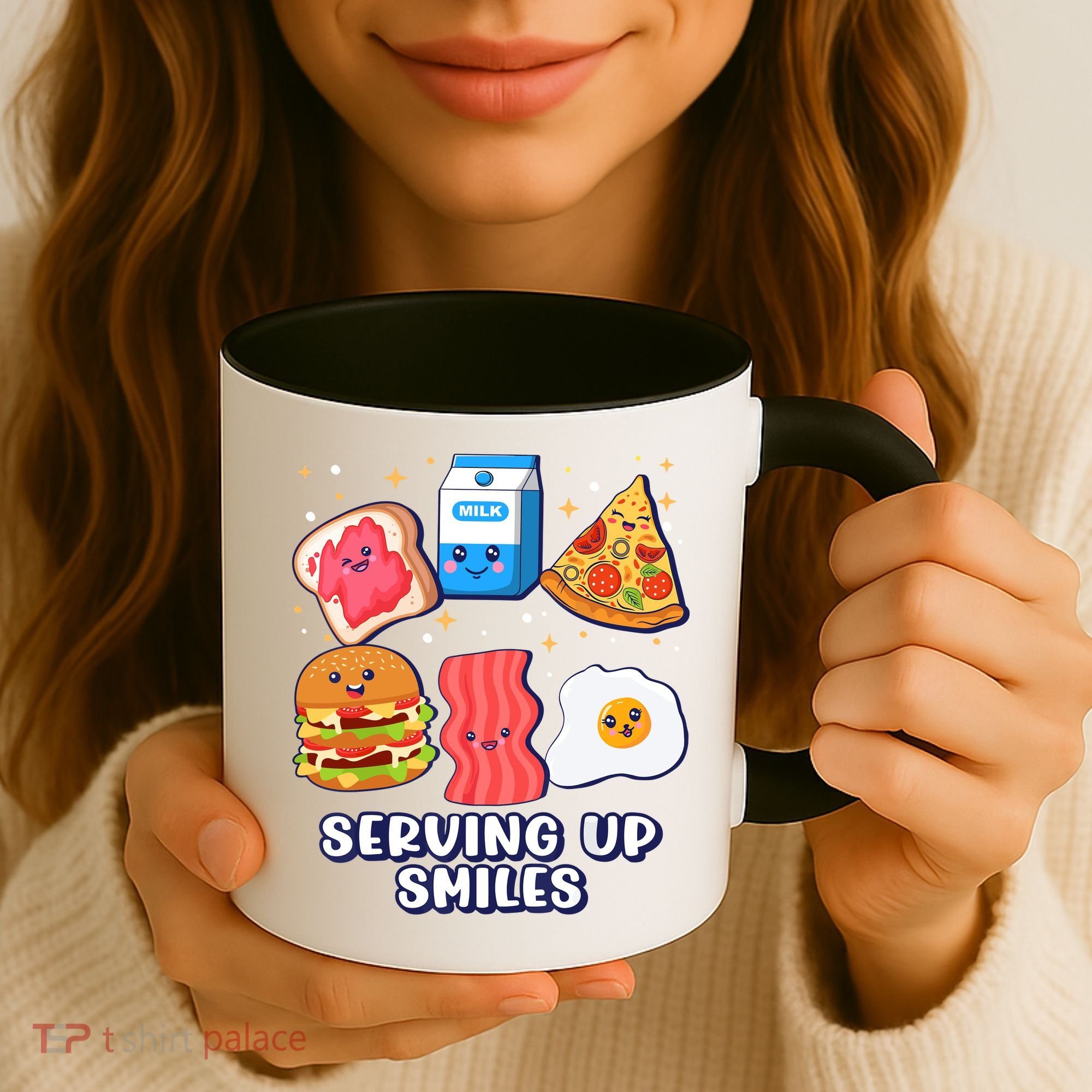 Serving Up Smiles Lunch Lady Coffee Mug