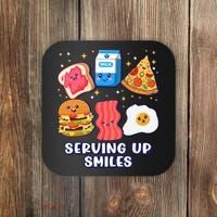 Serving Up Smiles Lunch Lady Coaster thumb 0