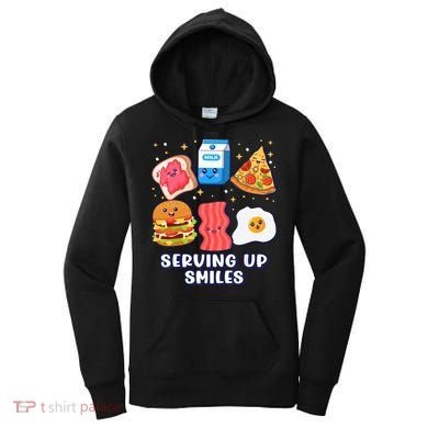 Serving Up Smiles Lunch Lady Women's Hoodie