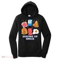 Serving Up Smiles Lunch Lady Women's Hoodie thumb 0
