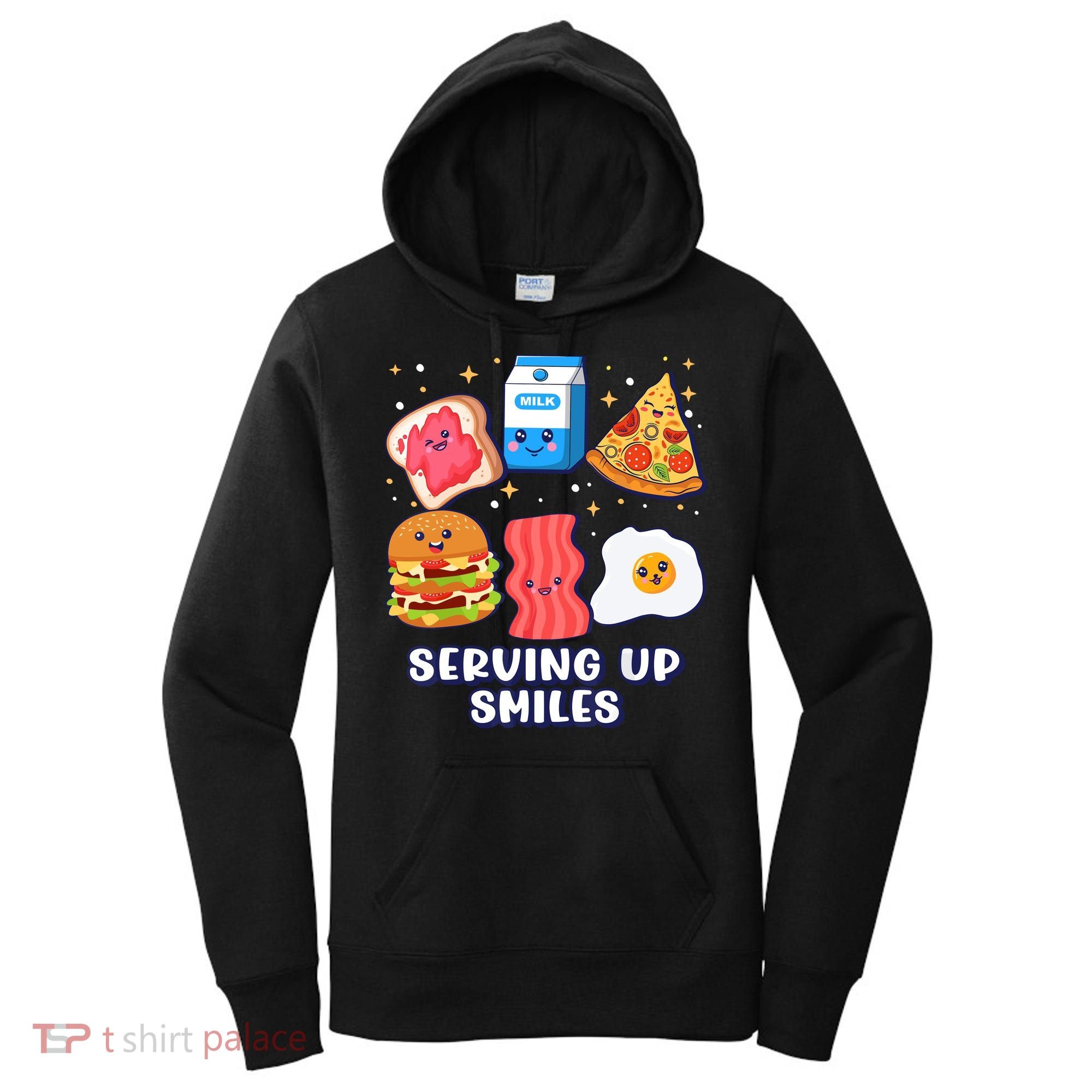 Serving Up Smiles Lunch Lady Women's Hoodie