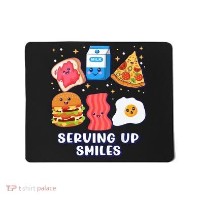 Serving Up Smiles Lunch Lady Mousepad