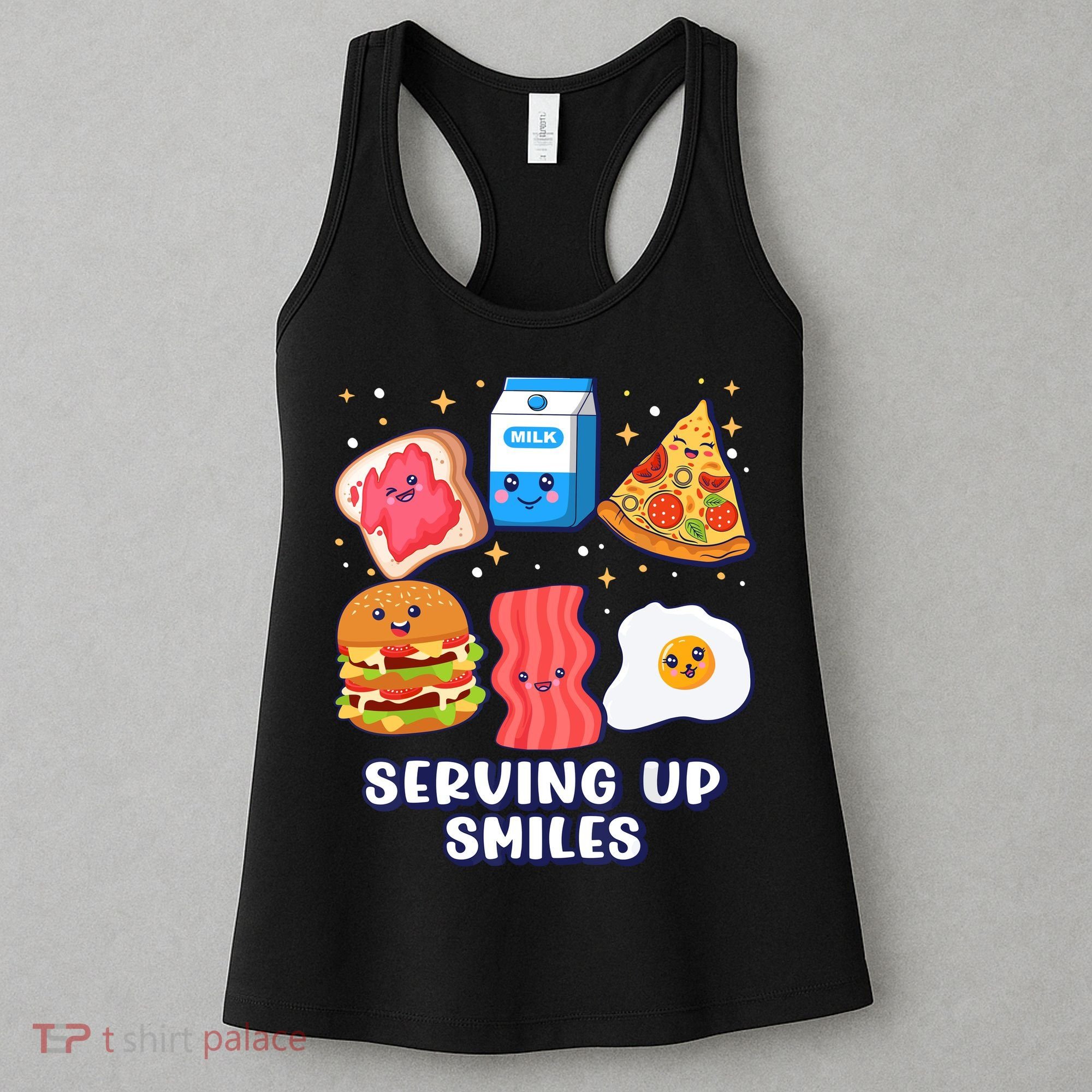 Serving Up Smiles Lunch Lady Women's Tank Top